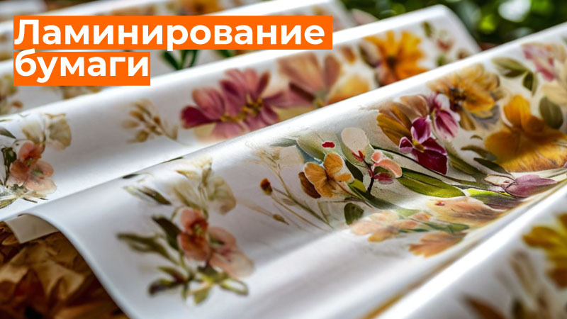 Ламинирование бумаги Ламинирование бумаги